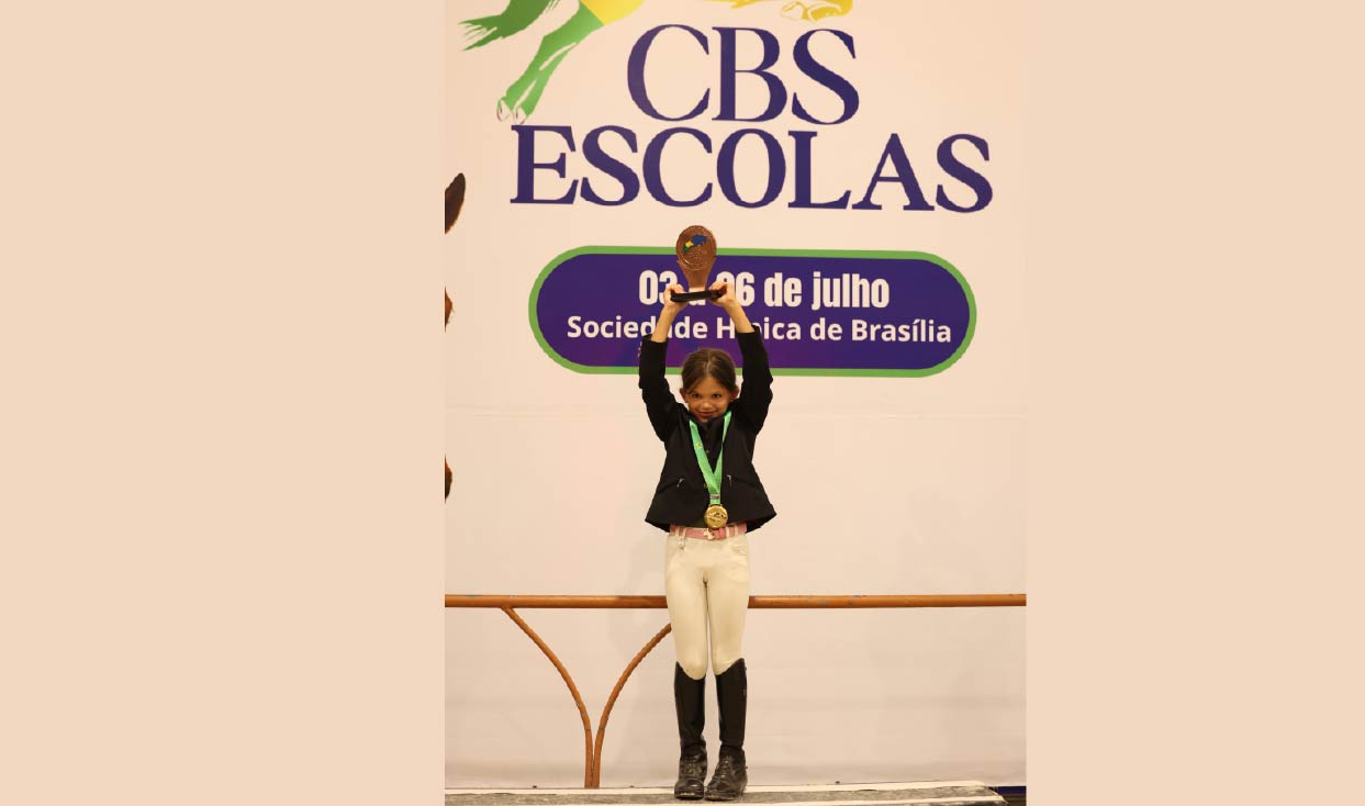 Esther Erel é bronze no CBS de Escolas cat 60cm 